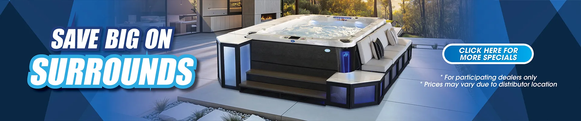 Calspas hot tub being used in a family setting - Plano